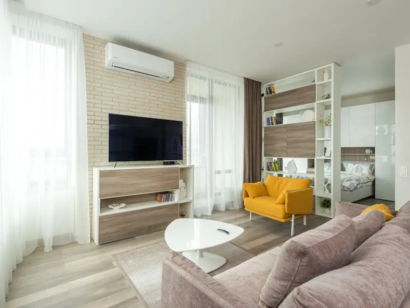 Seaglass Studio, an open-plan coastal apartment